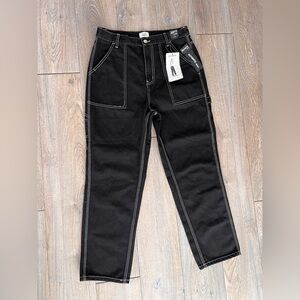 Black carpenter Jeans with White Stitching 11/30